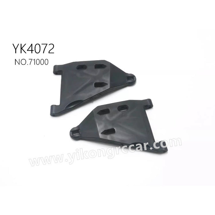 Front Lower Swing Arm Parts for YIKONG DF7 YK4072 RC Car
Brand Name: YIKONG;
Item Number: 71000;
Compatible models: YK4072, YK4072 Pro;
Package list: 2Pcs;
Material: Plastic;
