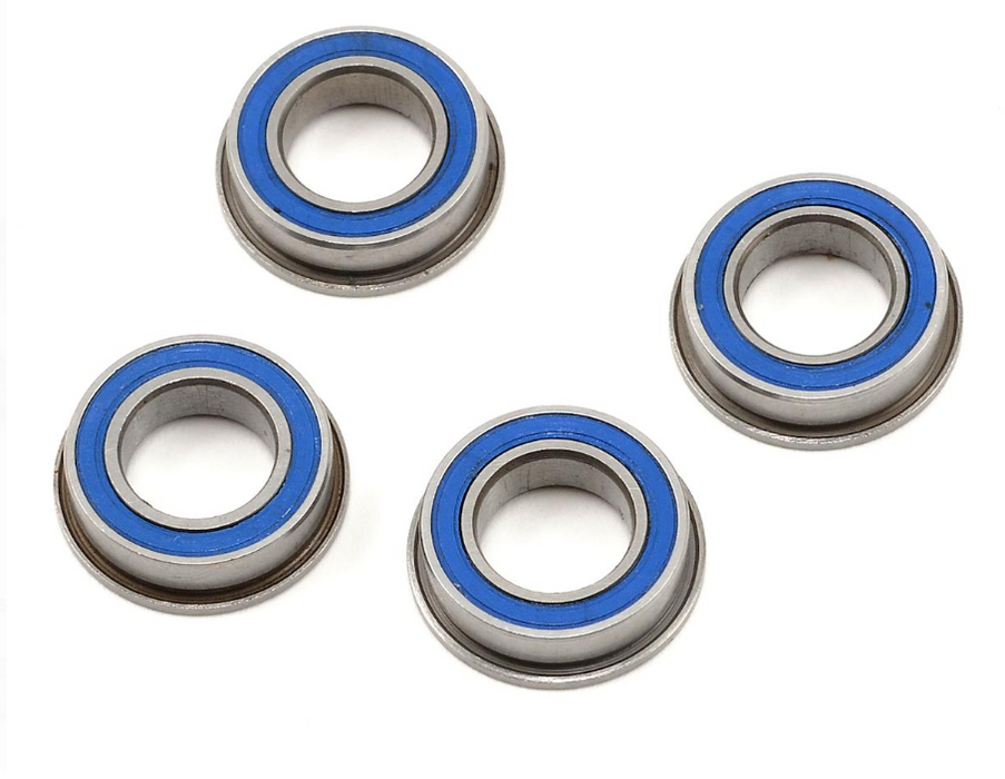 ProTek RC 8x14x4mm Rubber Sealed Flanged "Speed" Bearing (4)