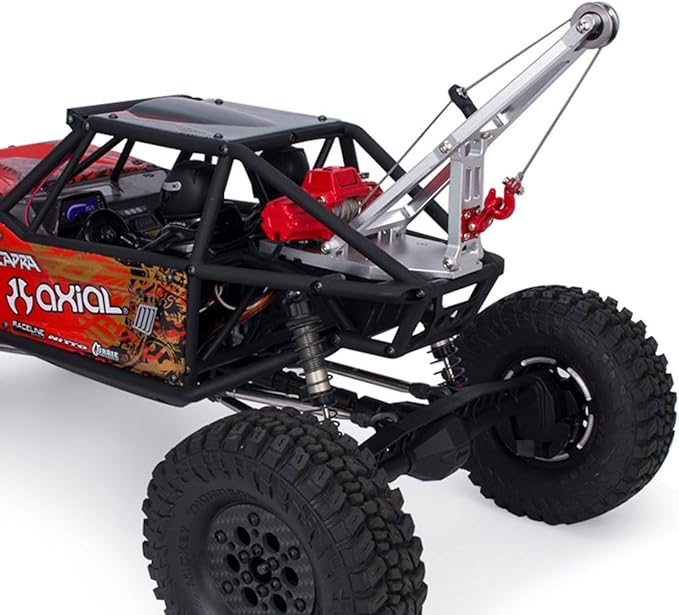 Capra Crane Arm,Aluminium Winch Rescue Truck/Tow Truck Crane Arm Wrecker kit for 1/10 RC Crawler Car Axial Capra