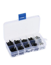 Screw and Part Set Box total 300pcs 3*6, 3*8, 3*10, 3*12, M3, M4