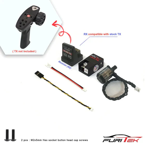 FURITEK STARTER BRUSHLESS POWER SYSTEM WITH RECEIVER FOR HOBBY PLUS EVO PRO