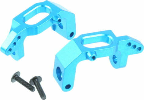 Aluminum Front Hub Carriers L/R (Blue) (1pr)