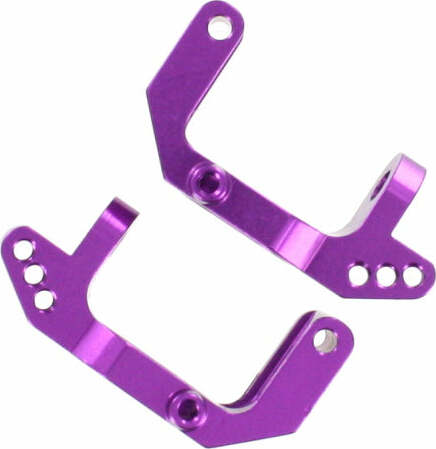 Aluminum Front Hub Carriers L/R (Purple) (1pr)