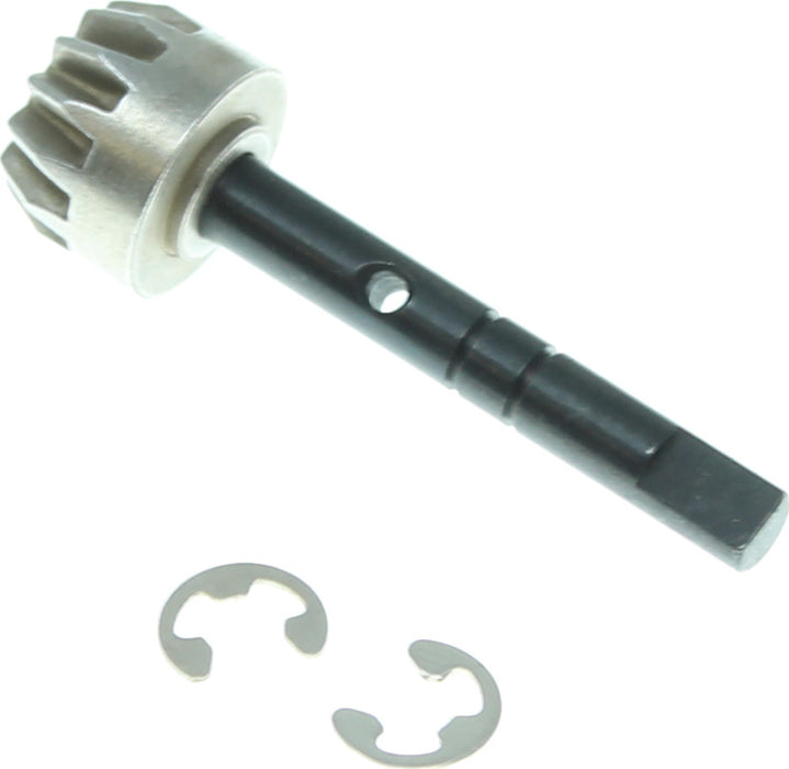 Spur Gear Shaft with Diff Pinion Gear (1pc)