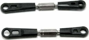 3x35mm Steel Turnbuckles with Rod Ends (2pcs)