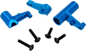 Aluminum Servo Saver and Bell Crank Set (Blue) (1set)