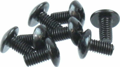 3x6mm Button Head Phillips Machined Thread Screws (8pcs)