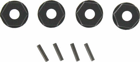 12mm Wheel Hex with Pins (Plastic)(4pcs)