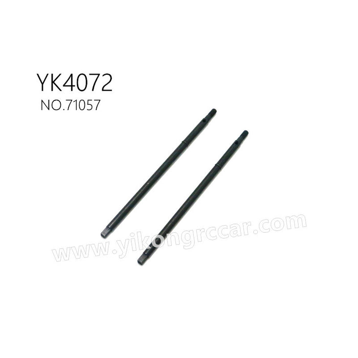 Rear Axle Drive Shaft Parts for YIKONG DF7 YK4072 RC Car
Brand Name: YIKONG;
Item Number: 71057;
Compatible models: YK4072, YK4072 Pro;
Package list: 2Pcs;
Material: Metal;