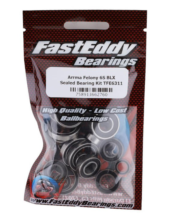 FastEddy Arrma Felony 6S BLX Sealed Bearing Kit