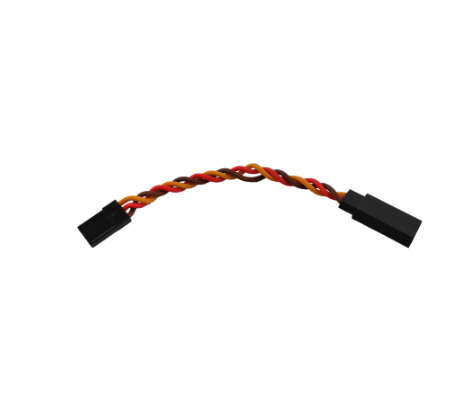 Servo Extension Wire Twisted FUTABA Male to Male 22AWG L=75mm