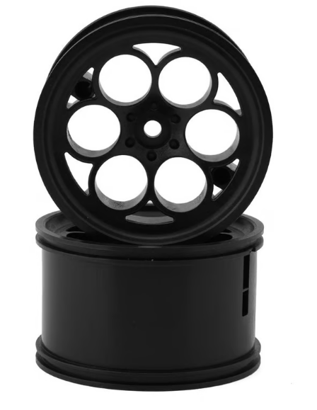 eXcelerate Looper Drag Racing Rear Wheels (Black) (2) (Narrow) w/12mm Hex