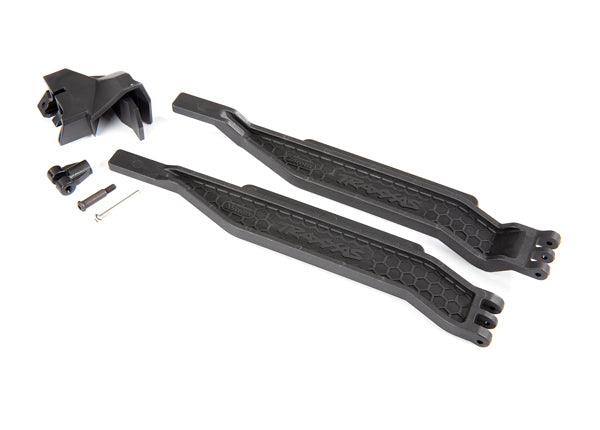 Battery hold-down (2)/ battery clip/ hold-down post/ screw pin/ pivot post screw