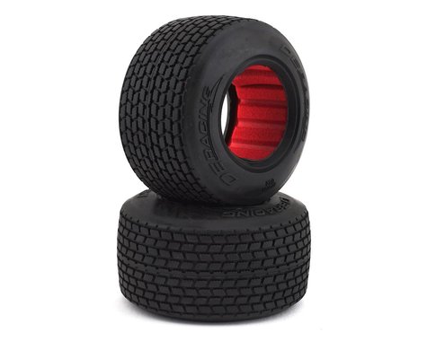De Racing Mini G6T Rear Tires / Modified - Street Stock / Clay Compound / With Inserts