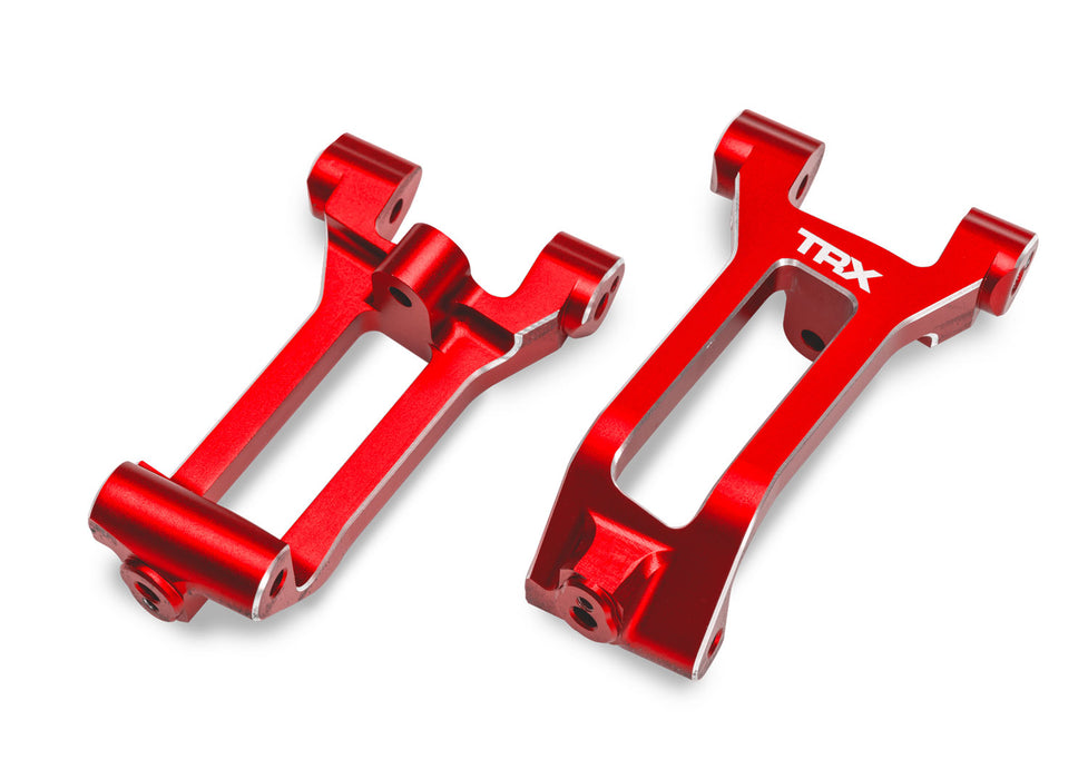 CASTER BLOCKS ALUM RED L&R (Pro Scale Sand Car)