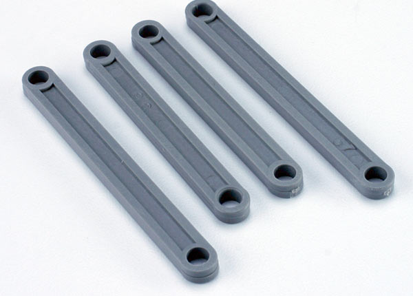 Camber link set for Bandit (gray) (plastic/ non-adjustable)