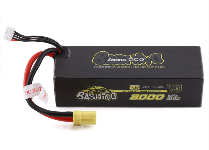 14.8V 8000mAh 4S 10C G-Tech Smart Lipo Battery: EC5