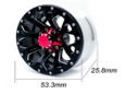 AZTAB 1.9 Yeesh RC Crawler Wheels