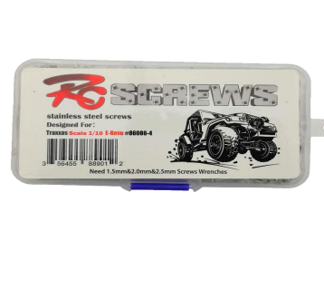 Stainless Steel Screw Set Box for E-Revo total 380pcs
