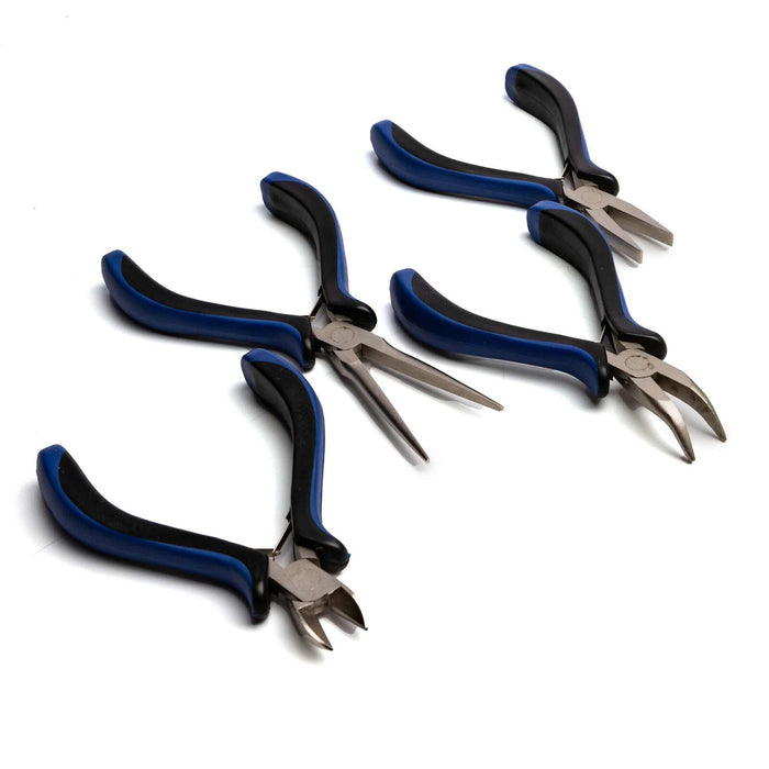 PLIERS SPRINGLOADED SET 4PC