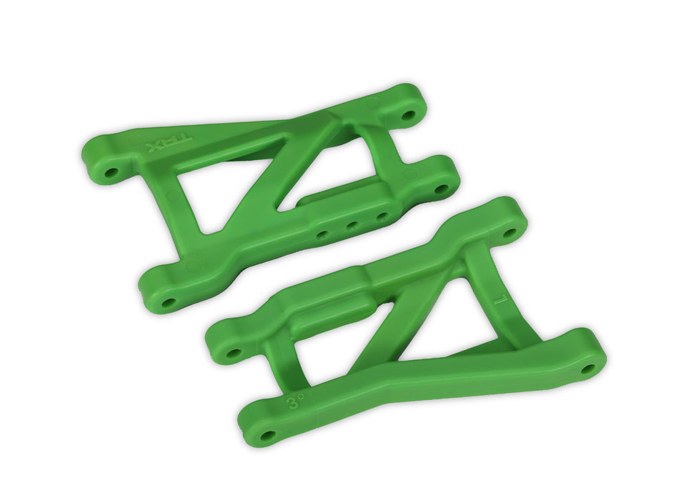 Suspension arms, green, rear, heavy duty (2)