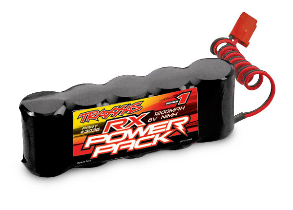 5-CELL NIMH 1200MAH RX FLAT
