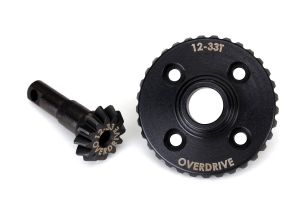 Ring gear, differential/ pinion gear, differential (overdrive, machined)