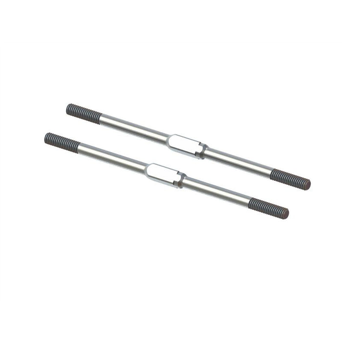 STEEL TURNBUCKLE, M4X95MM SILVER (2): EXB