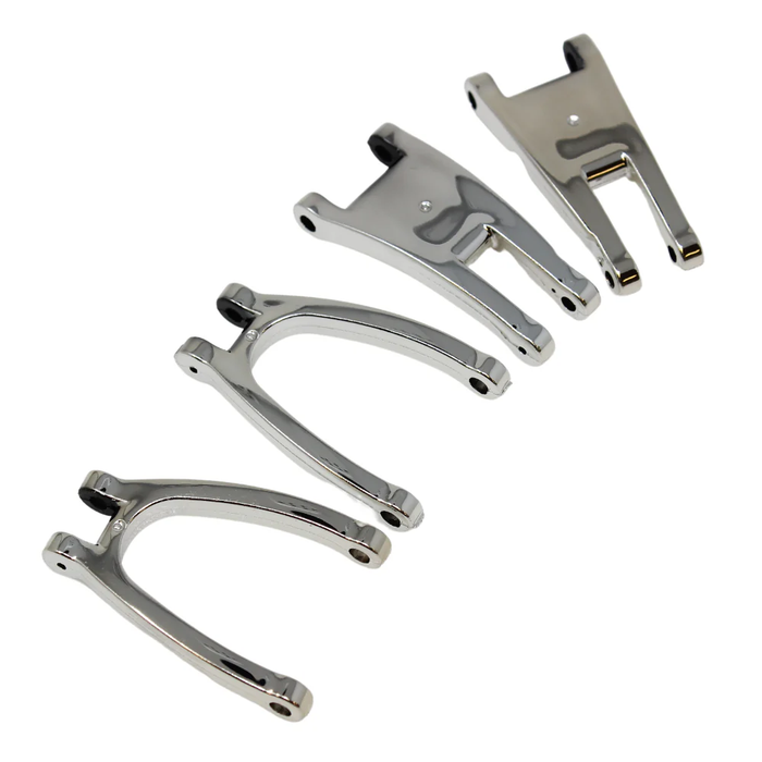 RER14524 Front Upper and Lower Arms (Chrome) (1set)