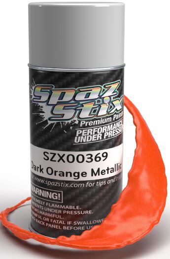 Dark Orange Metallic Aerosol Paint, 3.5oz Can