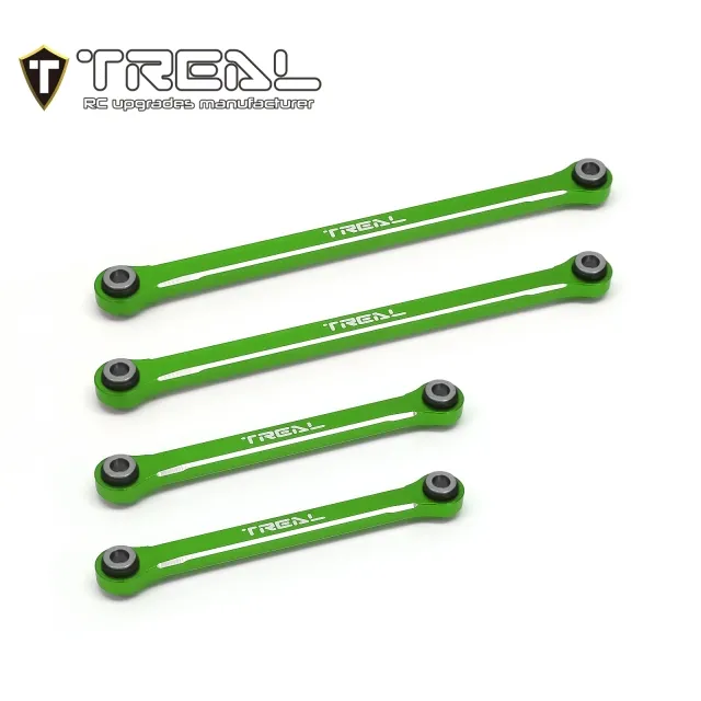 TRX4M Upper Links Set (4pcs) Aluminum 7075 Upper Chassis 4-Links (Green) TRA9749
