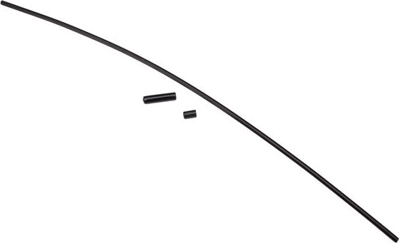 Antenna, tube, black (1)/ vinyl antenna cap (1)/ wire retainer (1)