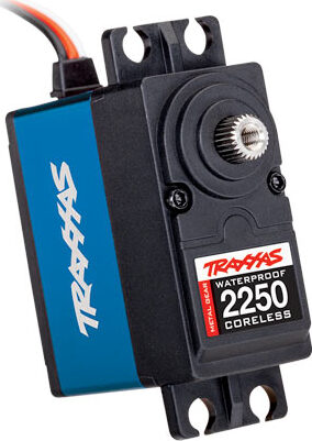 Servo, digital high-torque 330 coreless, metal gear (ball bearing), waterproof