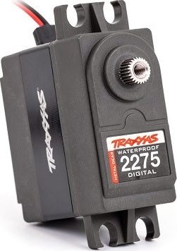 Servo, digital high-torque, metal gear (ball bearing), waterproof