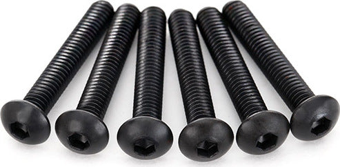 Screws, 4x25mm button-head machine (hex drive) (6)