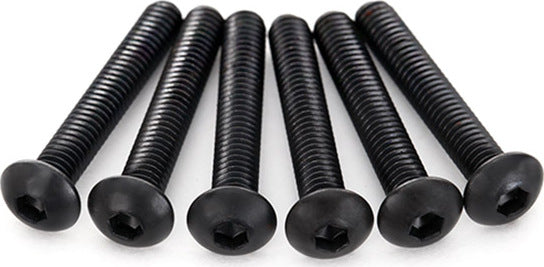 Screws, 4x22mm button-head machine (hex drive) (6)