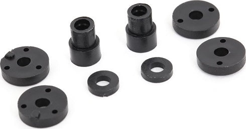 Piston head set (2-hole (2)/ 3-hole (2))/ shock mounting bushings & washers (2) (Big Bore Shocks)
