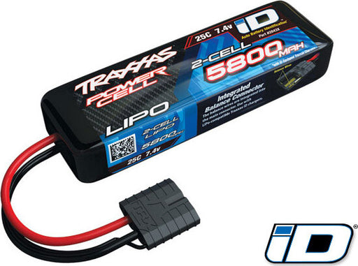 5800mAh 7.4v 2-Cell 25C LiPo Battery