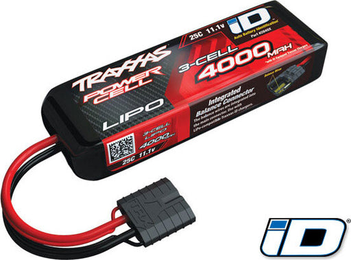 4000mAh 11.1v 3-Cell 25C LiPo Battery