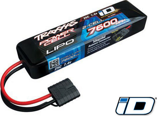 7600mAh 7.4v 2-Cell 25C LiPo Battery