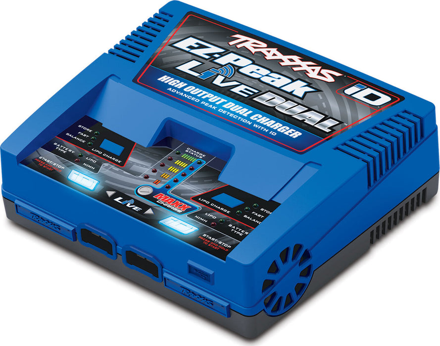 Charger, EZ-Peak Live Dual, 200W, NiMH/LiPo with iD Auto Battery Identification