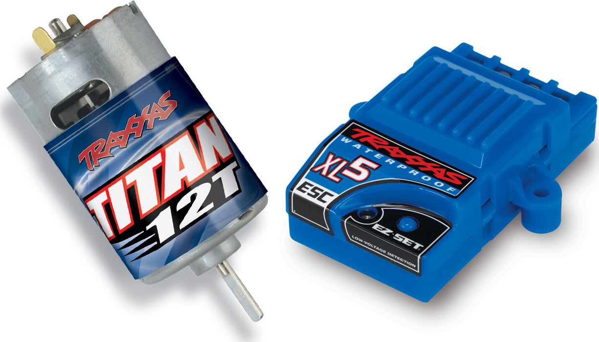 XL-5 Electronic Speed Control, waterproof (land version, low-voltage detection, fwd/rev/brake)
