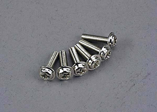 Screws, 3x12mm washerhead machine (6)