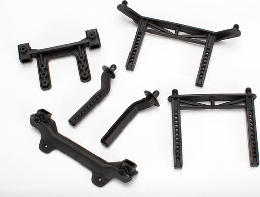 Body mounts, front & rear/ body mount posts, front & rear (adjustable)/ 2.5x18mm screw pins (4)