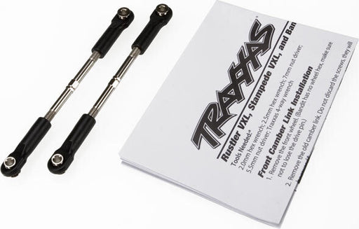Turnbuckles, toe link, 61mm (96mm center to center) (2) (assembled with rod ends and hollow balls) (fits Stampede)