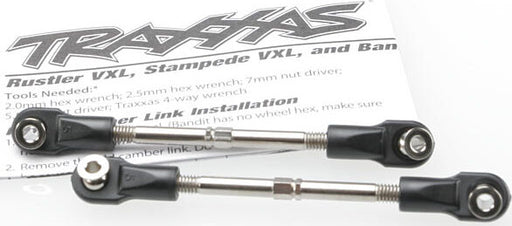 Turnbuckles, toe link, 59mm (78mm center to center) (2) (assembled with rod ends and hollow balls)