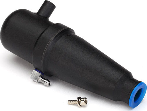 Tuned pipe, assembled (N.Rustler®, N-4Tec®, N.Sport style) Requires coupler (#5246 for TRX® 2.5) or (4451 for Pro.15)