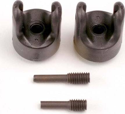 Transmission output yokes (heavy duty) (2)/ set screw yoke pins, M4/10 (1) & M4/18.5 (1)