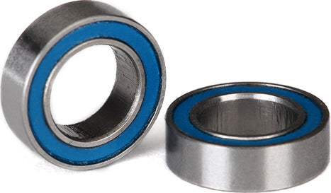 Ball bearings, blue rubber sealed (6x10x3mm) (2)