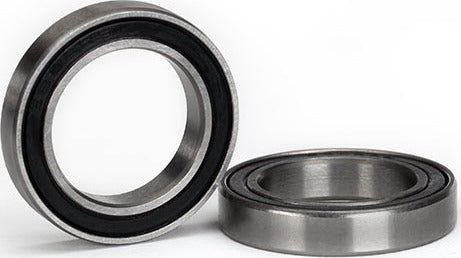 Ball bearing, black rubber sealed (17x26x5mm) (2)